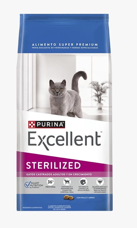 Purina Excellent Gato Castrado CH&R (Sterilized)