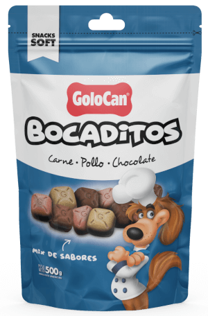 Golocan Bocaditos Carne Pollo y Chocolate de 500 g